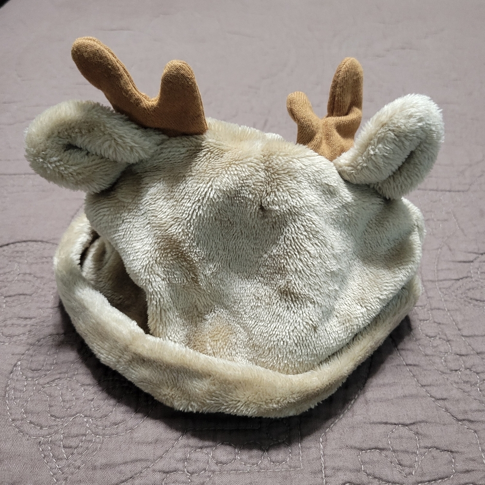 Infant Reindeer Christmas Hat Photography Prop